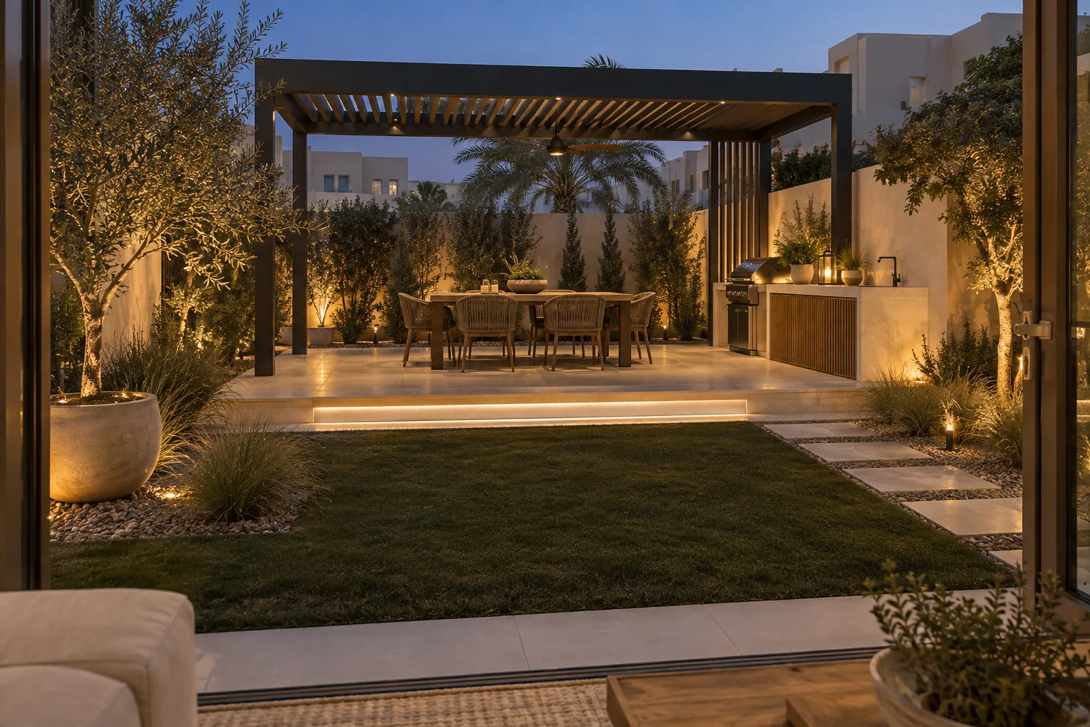 Arabian Ranches garden